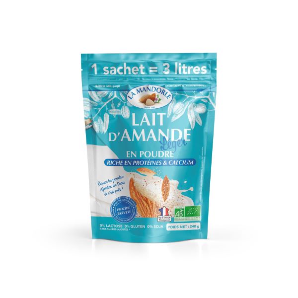 La Mandorle -- Lait d'amande léger - 240 g = 3L