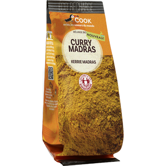 Cook épices -- Curry madras biopartenaire (éco recharge) - 35 g
