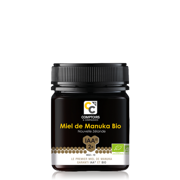 Comptoirs & Compagnies -- Miel de manuka iaa2+ biologique (mgo 19) (origine  Nouvelle zélande) - 250 g