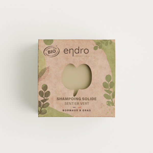 Endro -- Shampoing solide sentier vert - 85 g